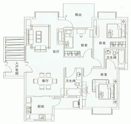 凯悦美景花园户型图