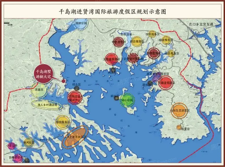 千岛湖墅交通示意图-淳安搜房网