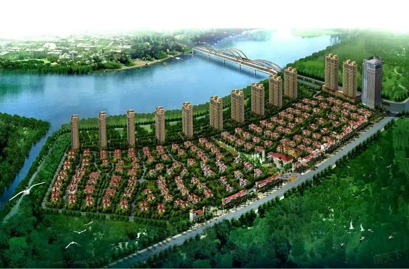 明月天珑湾鸟瞰图-南京房天下