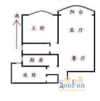 上海 黑石公寓 户型图