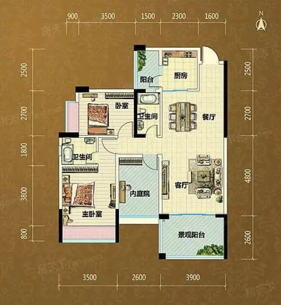 新会骏景湾豪庭户型图