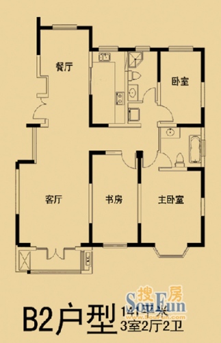 金盛瑞士花园户型图