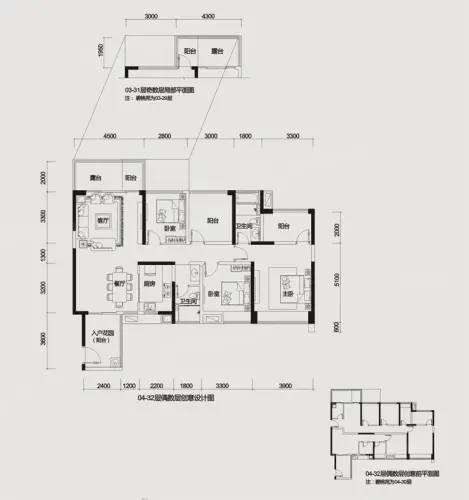 莱蒙水榭春天户型图