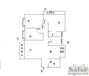 怡海花园户型图-海南搜房网