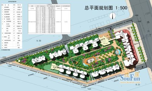 穗丰金湾效果图平面规划图