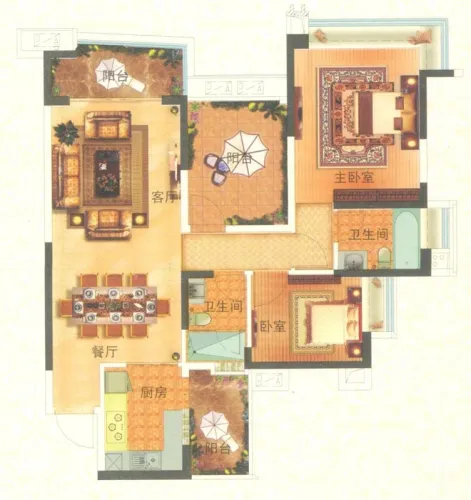 乐从雅居乐花园户型图