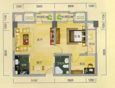 水墨兰庭户型图-合肥搜房网