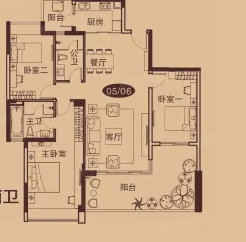 海伦堡林荫彼岸户型图