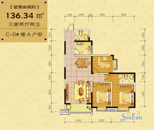 电子正街 圣都大厦 精装3室 户型端正 产权清晰 证在手 随时看房