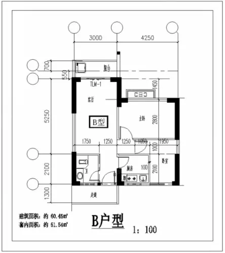 凤翔花园户型图