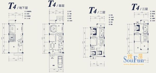 翡翠山别墅户型图