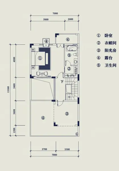 翡翠山别墅户型图