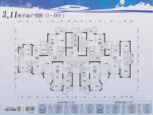 中信山语湖户型图
