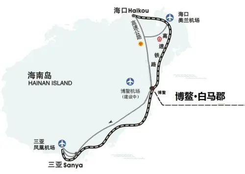 物业地址:海南琼海市滨海大道  交通状况:搭乘2路公交车可到达项目