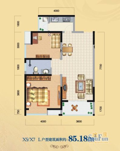 2-3环90平左右小户型 首付14万内住3环