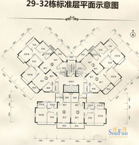 恒大雅苑户型图