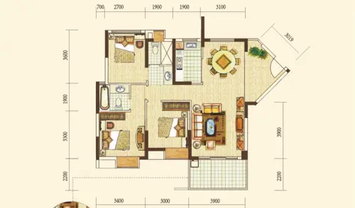 滨江公馆宾仕使用面积达110-138㎡ 均价7500元/平