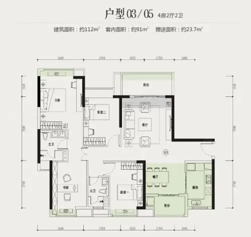 海伦湾户型图