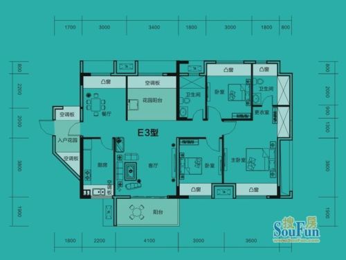 寻找幸福社区 高赠送户型4628元/平解决3代同堂