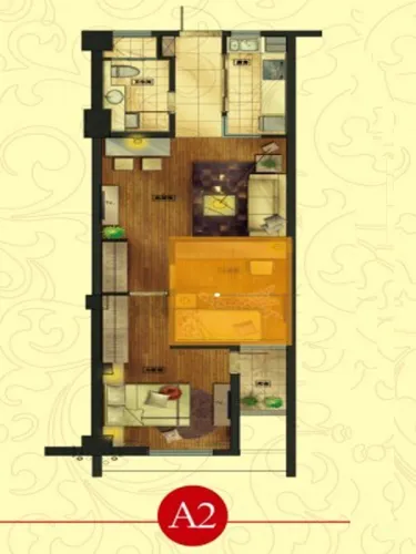 幸福美地76平米户型