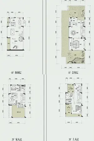 复地山与城静山别墅二批亮相 总价145万起 鲁能领秀城户型图