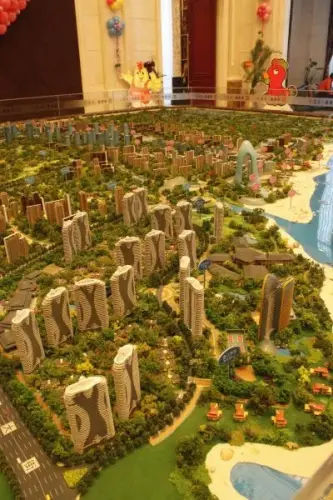 佳兆业东戴河实景图沙盘图(2012.12.31)