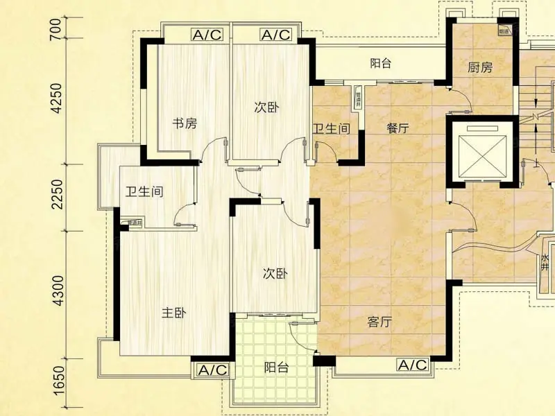 恒大华府户型图