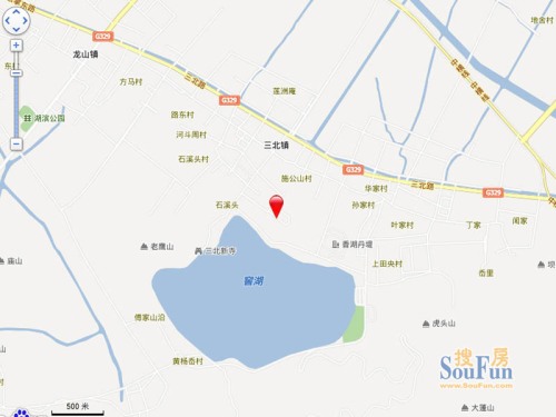 香湖丹堤,位于慈溪龙山达蓬山旅游度假区内,南面紧临175万平米水质图片
