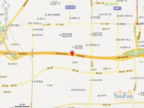 中铁·尚都城交通图电子地图图片