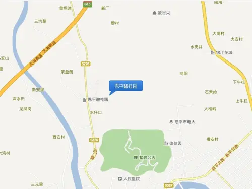 恩平碧桂园交通图电子地图