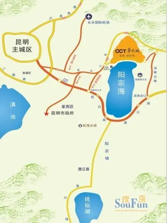 4200元㎡起入住昆明阳宗海 暑期度假泡温泉看海景