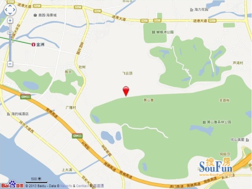 广州星河丹堤交通图区位图