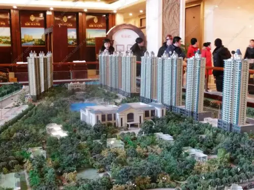 抚顺·恒大华府实景图售楼处沙盘实景图2013.4.10