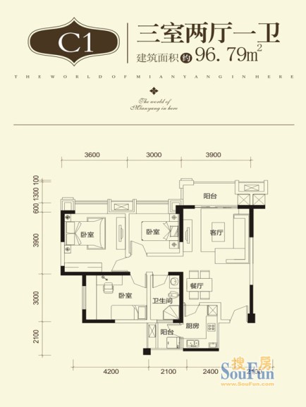 神州南都户型图_第2页-绵阳搜房网