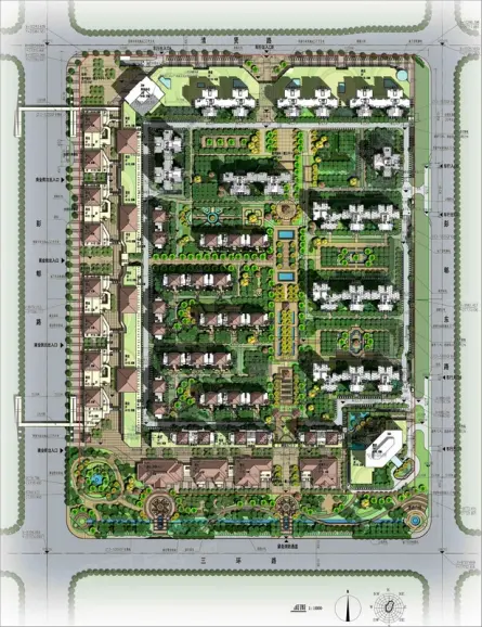 昌建星悦城小区规划总图-成都搜房网