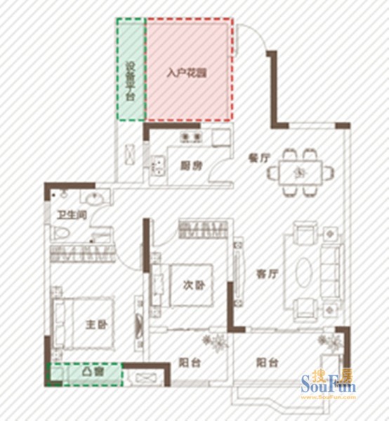 奥克斯盛世华庭户型图