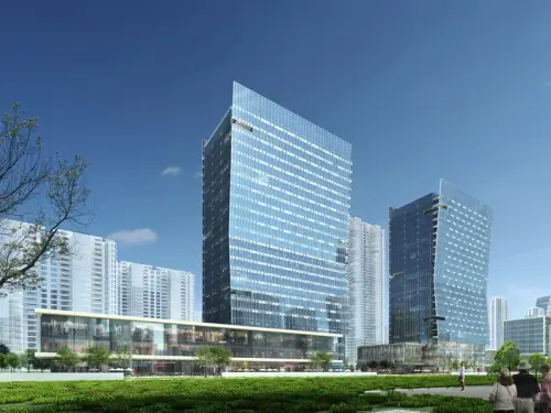 南京海峡城效果图海峡城写字楼效果图