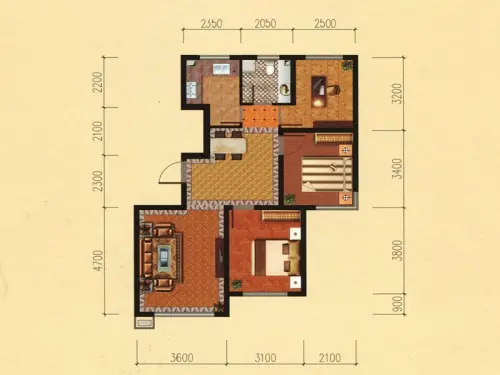 东亚第一城四五期精致小户型均价3300元/平