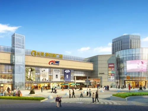 城中城商业广场效果图一期商业街效果图