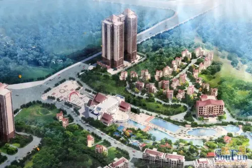 汇川国际温泉旅游城效果图汇川国际旅游城4