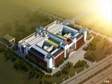 医科总部基地华西医院温江分院效果图