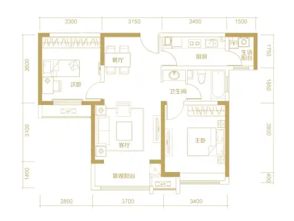 宝龙城户型图