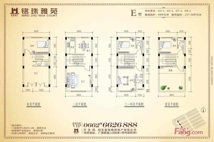 南方花园户型-阳江房天下