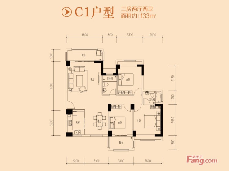 中冶海西国际户型-漳州房天下