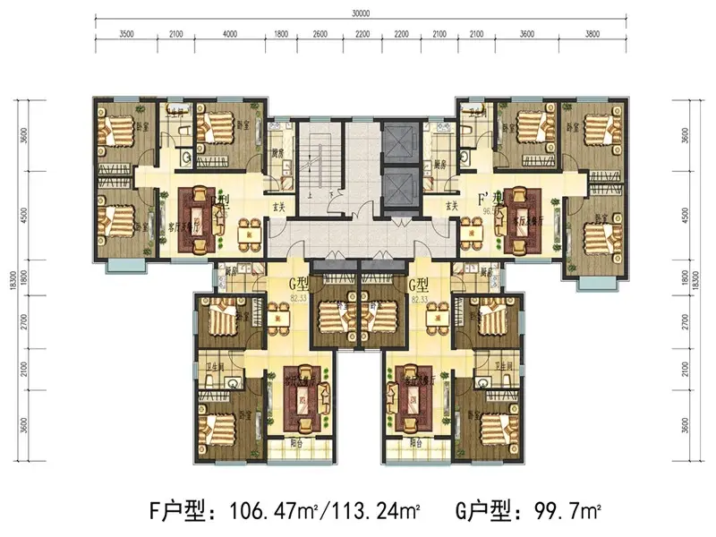 凯旋国际户型图