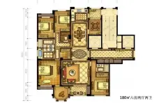 立体城180㎡六房两厅三卫 6室2厅3卫