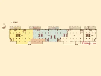 海璟系商业-海荣名城三层平面图