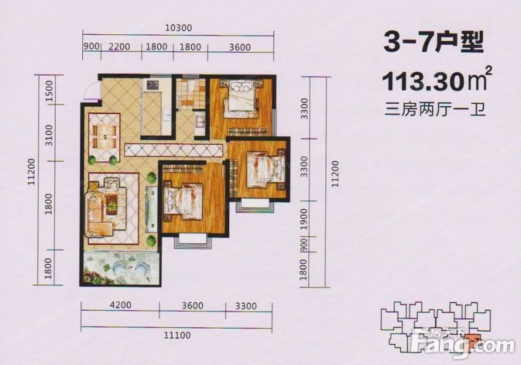 城市星光大道户型-怀化房天下