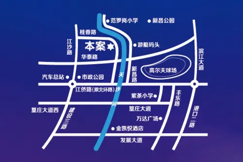 方直·珑湖湾交通图交通图(区位图)
