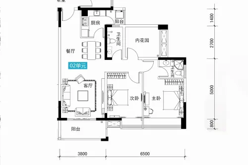 江门市区低总价90㎡刚需户型精品推荐